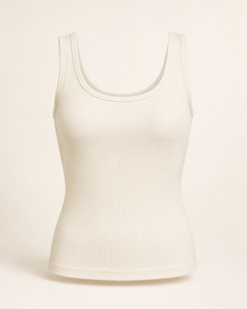 The Ribbed Tank — front view